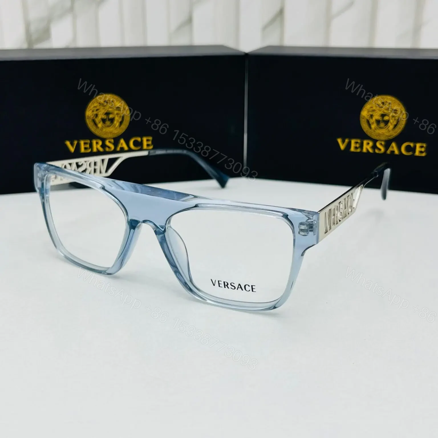Versace Eyeglass C08E02-12 One Size UV Protection — view 1