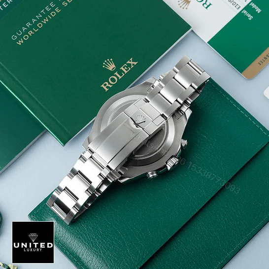 View 8 of Rolex Yacht-Master II White Dial 116689-0001 Oyster Replica