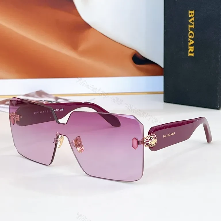 View 6 of Bold Shield Sunglasses: BVLGARI-Inspired Acetate, UV400 Protection
