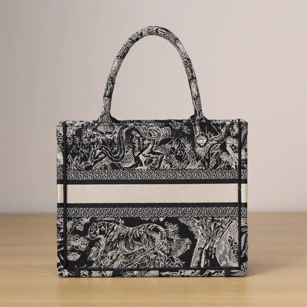 View 2 of 高仿Dior*BookTote系列藍色茹伊手袋S免檢版