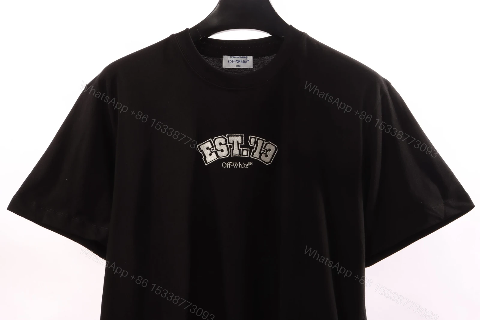View 4 of Off-White Multiple Logos Black T-Shirt