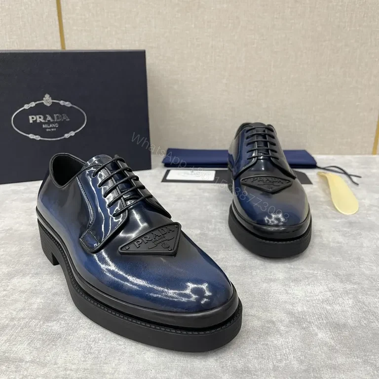 View 9 of Navy Patent Derby â€” Classic Style, All-Day Comfort Derby