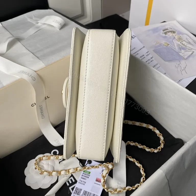 View 2 of Cream Quilted Mini Bag - Luxurious Everyday Charm