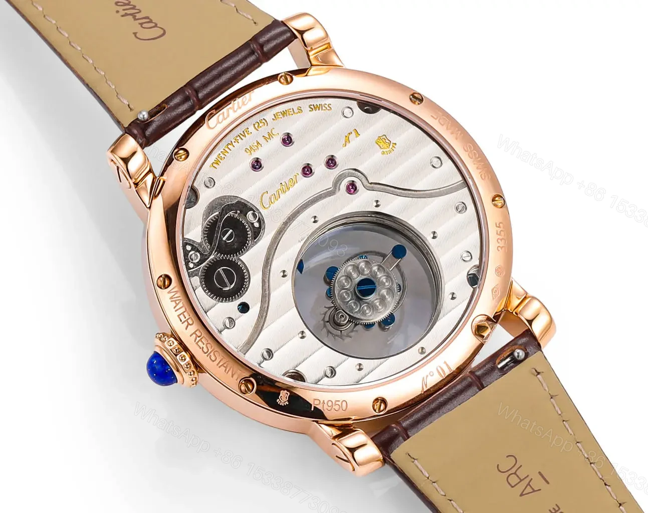 View 8 of Cartier Rotonde Double Tourbillon Rose Gold 45mm CARTIER-ROTONDE-DT-RG45