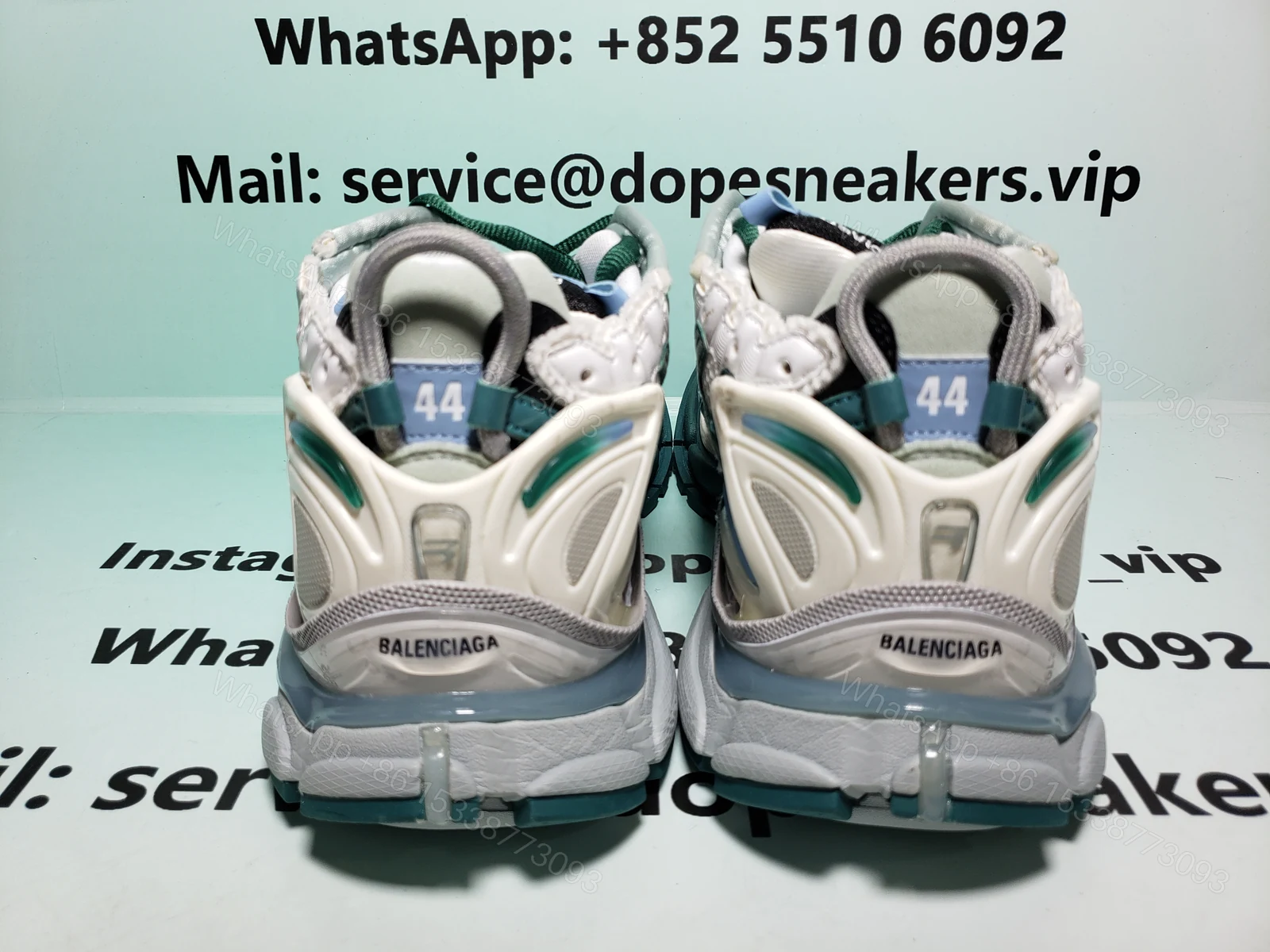 View 4 of Balenciaga Runner WMNS White Green 772767W3RMU9034