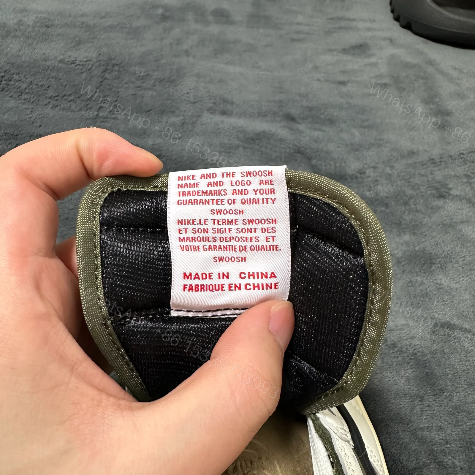 View 7 of Jordan 1 Retro Low OG SP Travis Scott Medium Olive