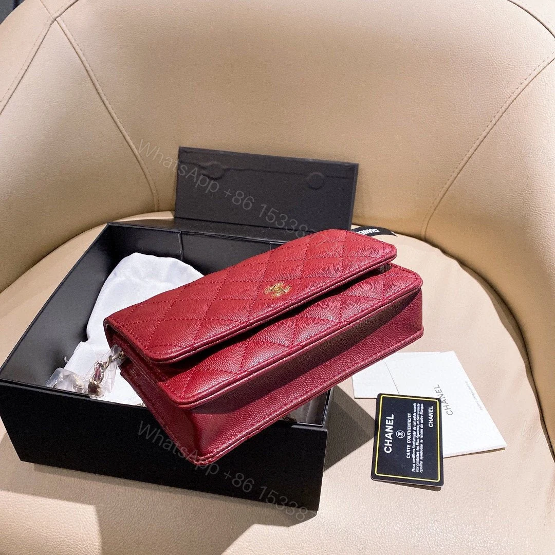View 2 of CHANEL WOC MINI RED
