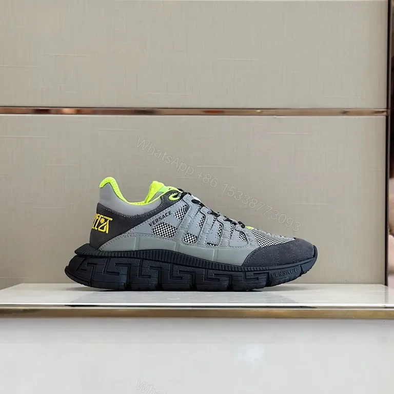 View 6 of Rugged-Chic Neon-Lime High-Tops: Luxury City Sneakers