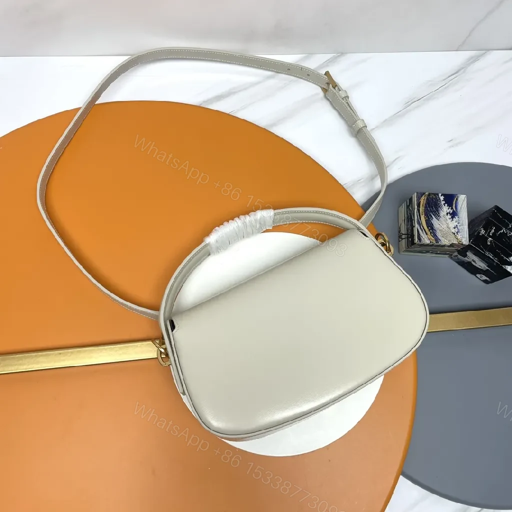 View 3 of Neutral Leather Crossbody: Minimal Luxury, Compact & Practical