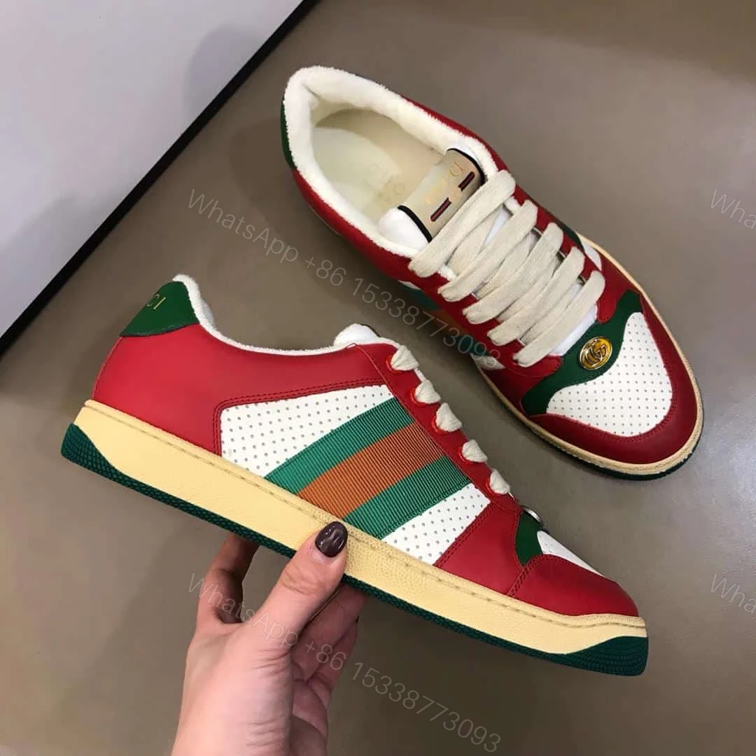 View 2 of GUCCI SCREENER LEATHER SNEAKER – GC52