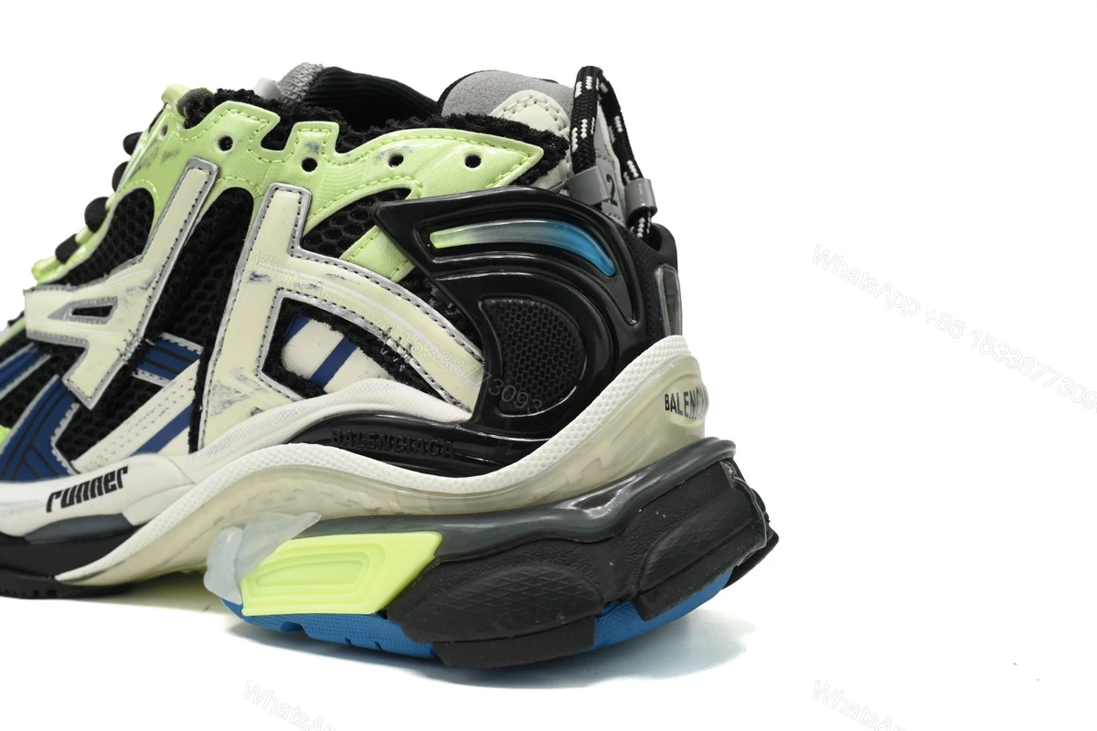 View 9 of Balenciaga Runner Black Green