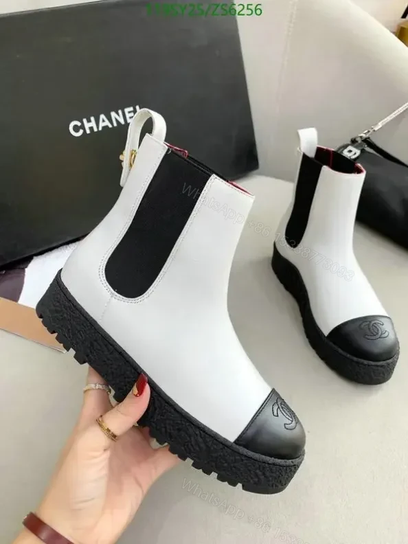 Chanel Ankle Boots with Thick Sole VHB255 — view 1