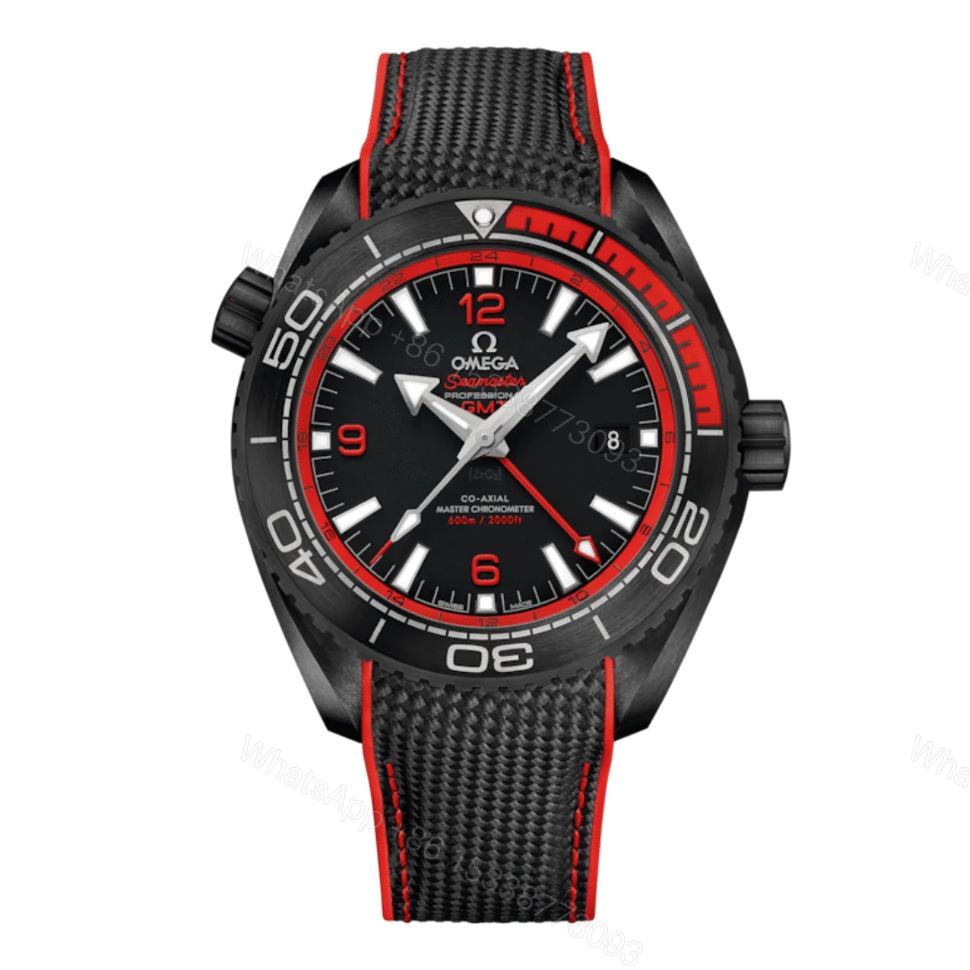 Omega Seamaster Planet Ocean Red Replica — view 1