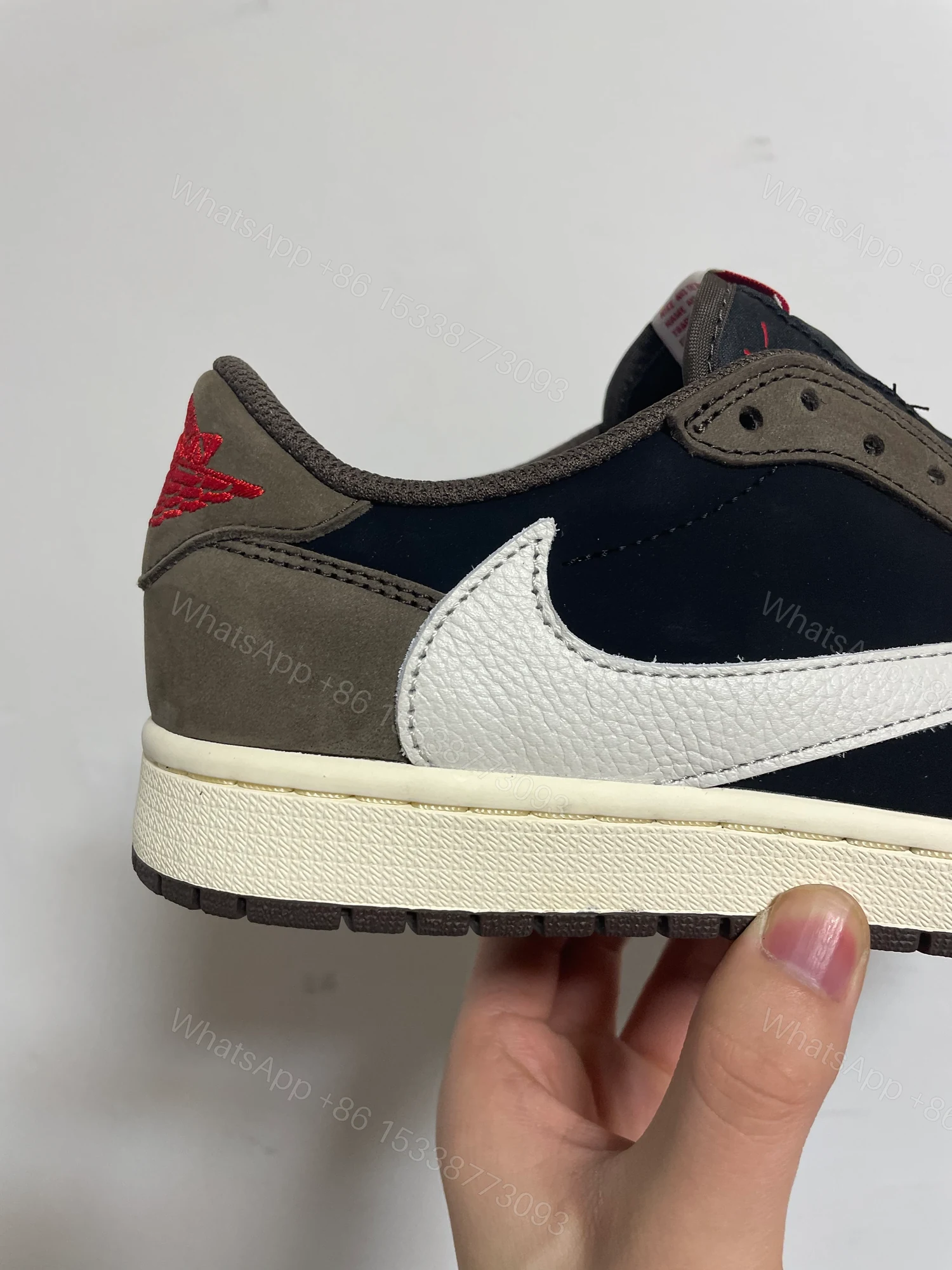 View 2 of Jordan 1 Retro Low OG SP Travis Scott Mocha