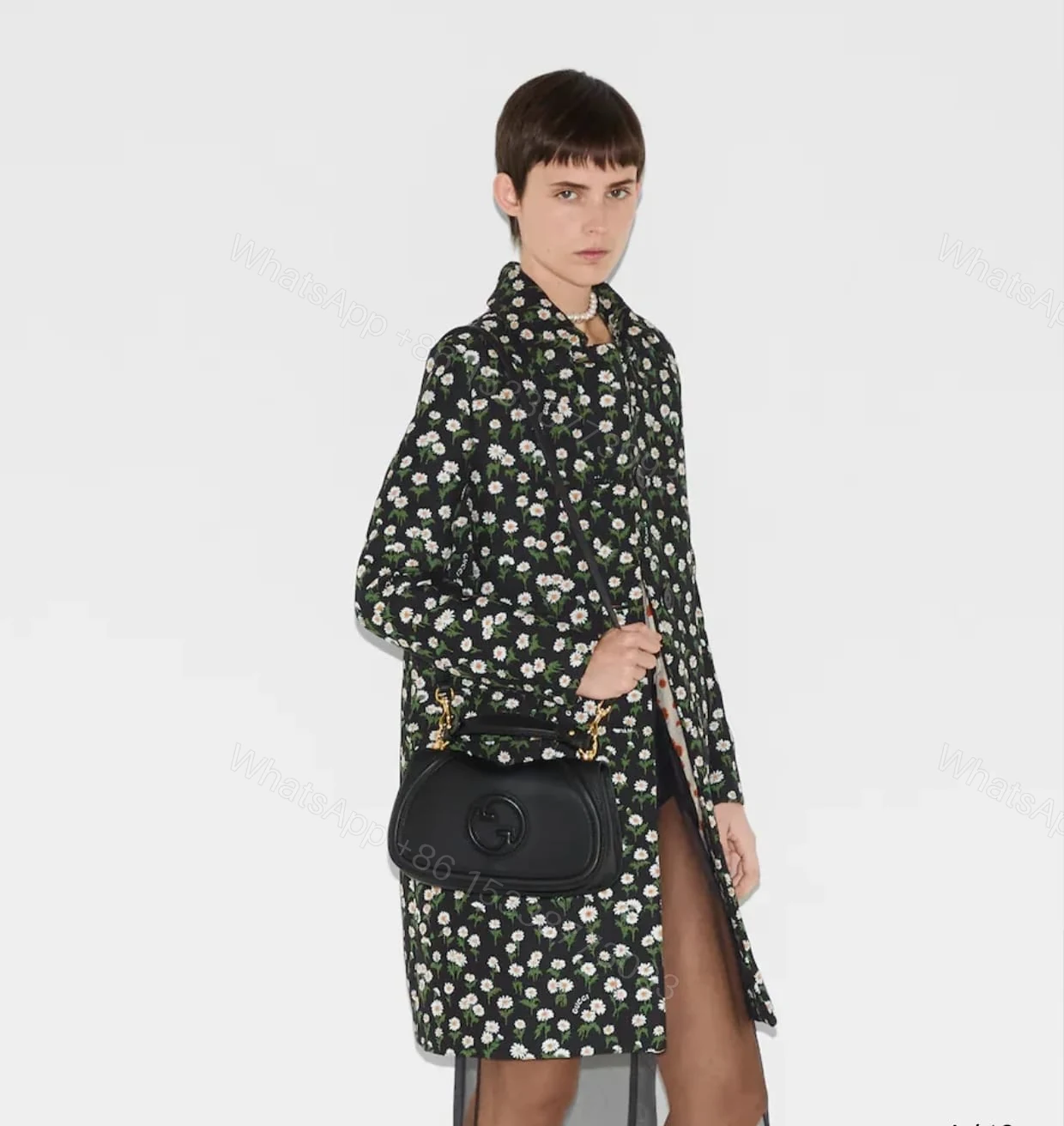 View 10 of FIRST COPY Gucci Blondie Top Handle Sling Bag