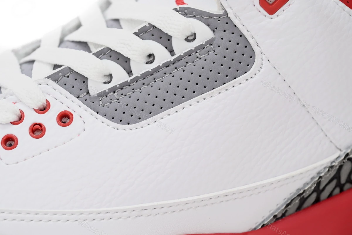 View 8 of Air Jordan 3 Retro Fire Red DN3707-160