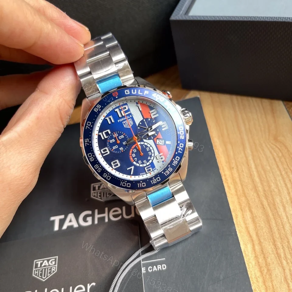 View 5 of TAG Heuer Formula 1 Chronograph Quartz 43 Stainless Steel CalfAlcantara CAZ101N.FC8243