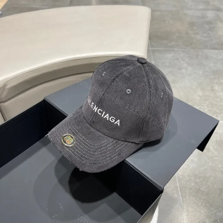 View 6 of Balenciaga-Inspired Logo Cap â€“ Subtle Luxury Everyday Cap