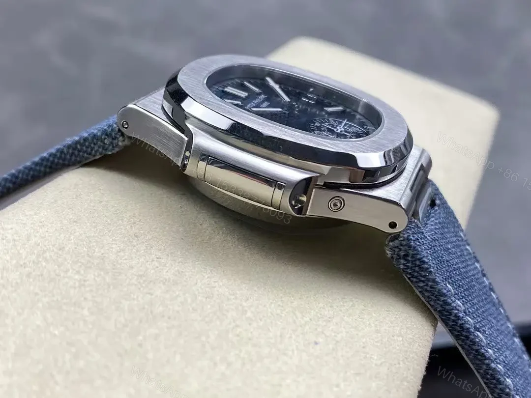 View 13 of Super Clone Replica Denim Patek Philippe Nautilus 5980/60G – 2024
