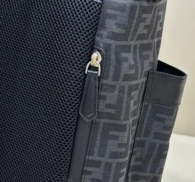 View 2 of Fendi Monogram Luxe Backpack: Structured, All-Day Comfort