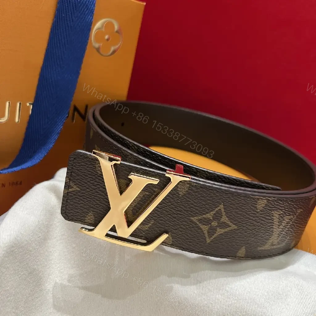 View 10 of Brown Canvas Belt with Gold Hardware – Modern Lux Design