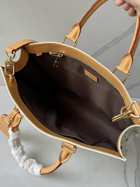 View 3 of Vibrant LV Monogram Tote: Colorful Accent Luxury Bag