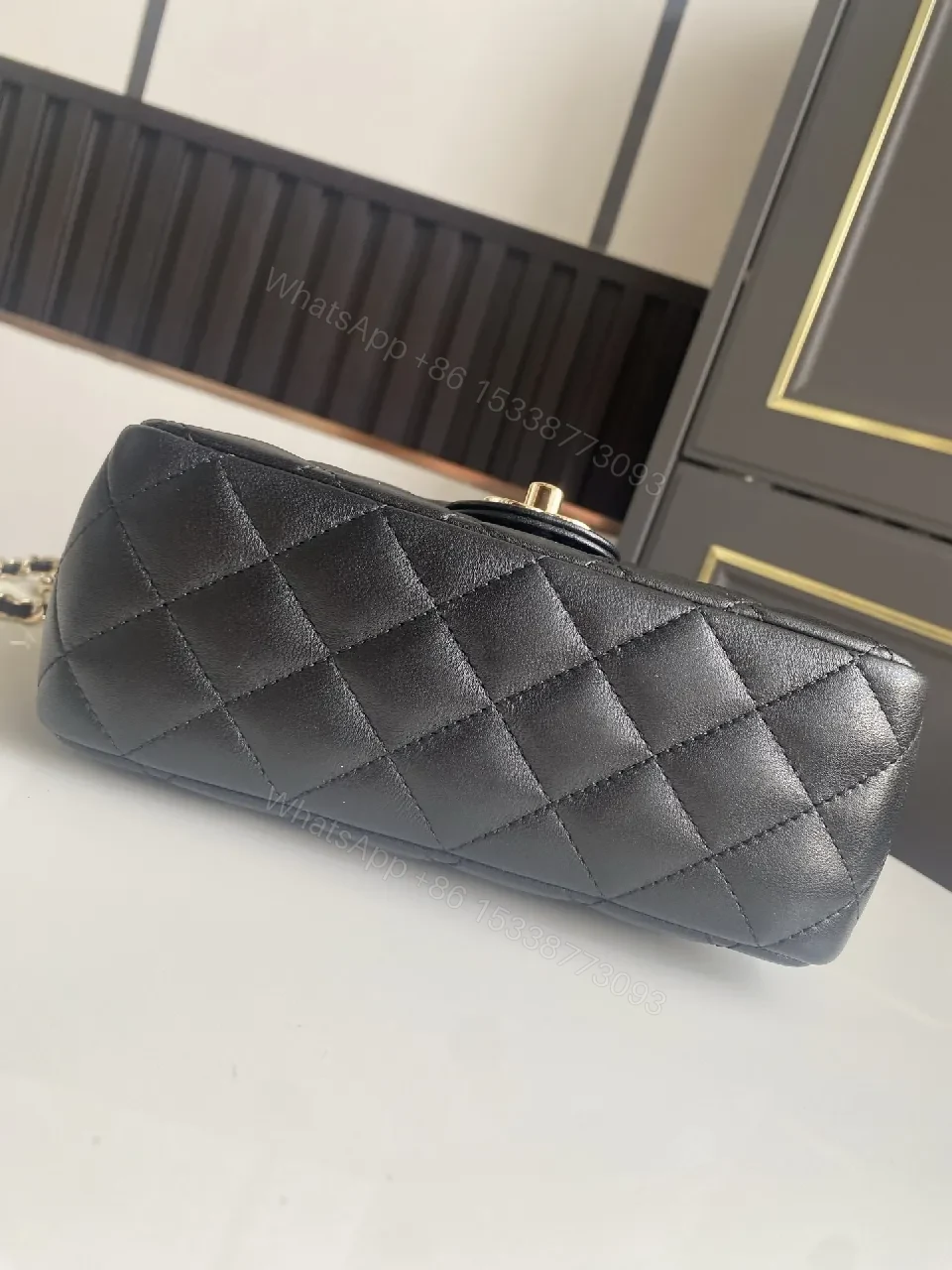View 5 of Quilted Lambskin Bag: Classic Luxury, Compact Crossbody