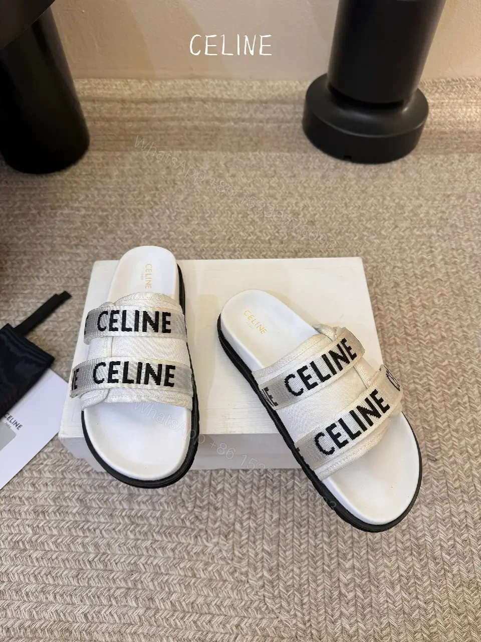 View 5 of Metallic Buckle-Detail Sandals: Subtle Shine, All-Day Comfort