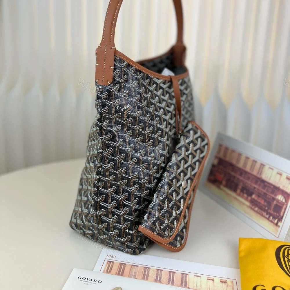 View 3 of 高仿Goyard*Hobo系列BOHEMET單肩子母手袋棕色免檢版