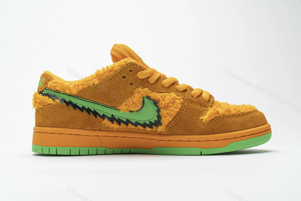 View 2 of Grateful Dead x Nike SB Dunk Low Pro QS “ Orange Bear” CJ5378-800