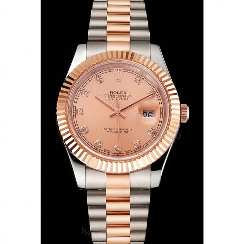 View 2 of Rolex Datejust Rose-Gold Dial REP016816 41 mm