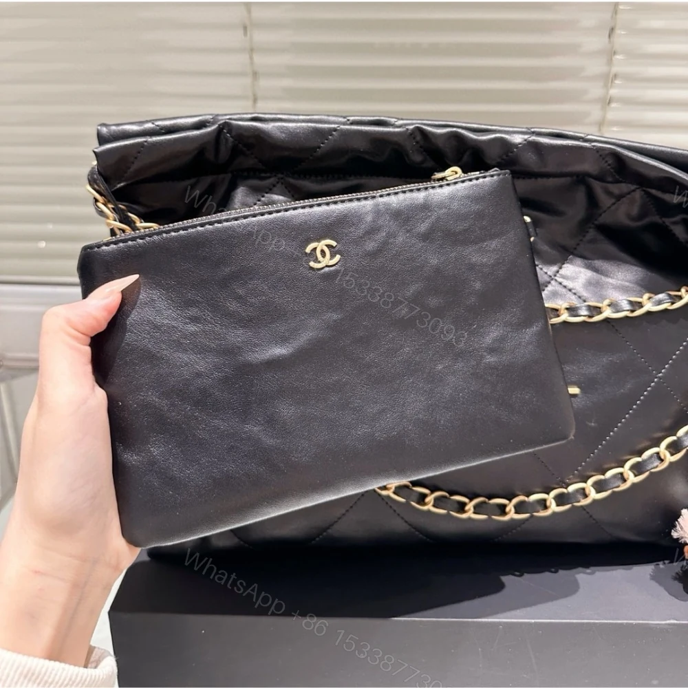 View 4 of Chanel 22 East West Bag Black 39Cm