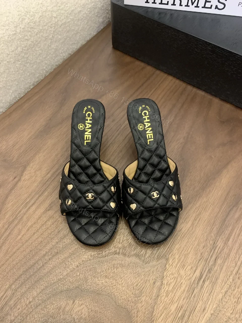 View 4 of Patterned Quilted Slip-Ons: Luxe Comfort Sandals