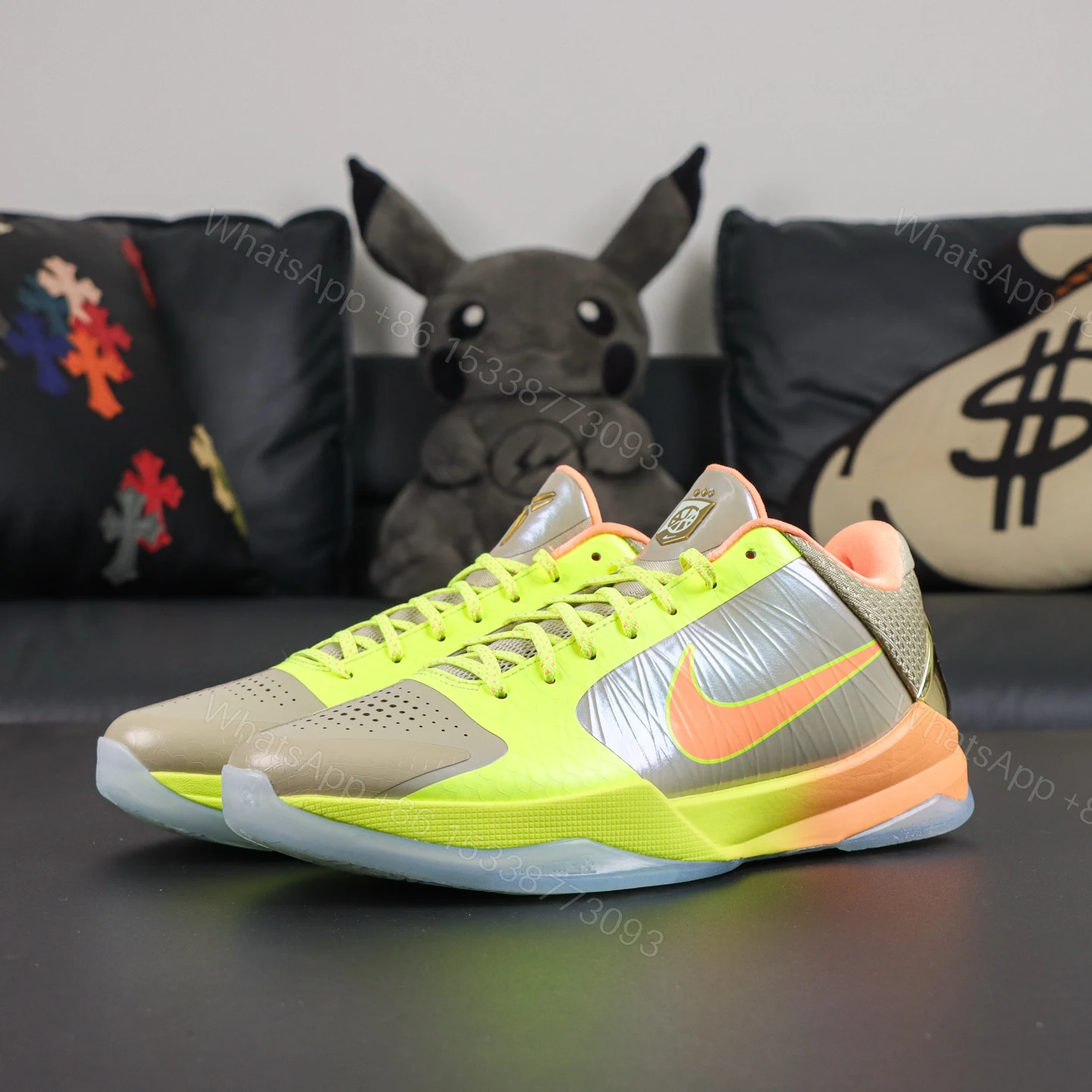 View 7 of Kobe 5 Protro “The Academy” Olive Gold Reps