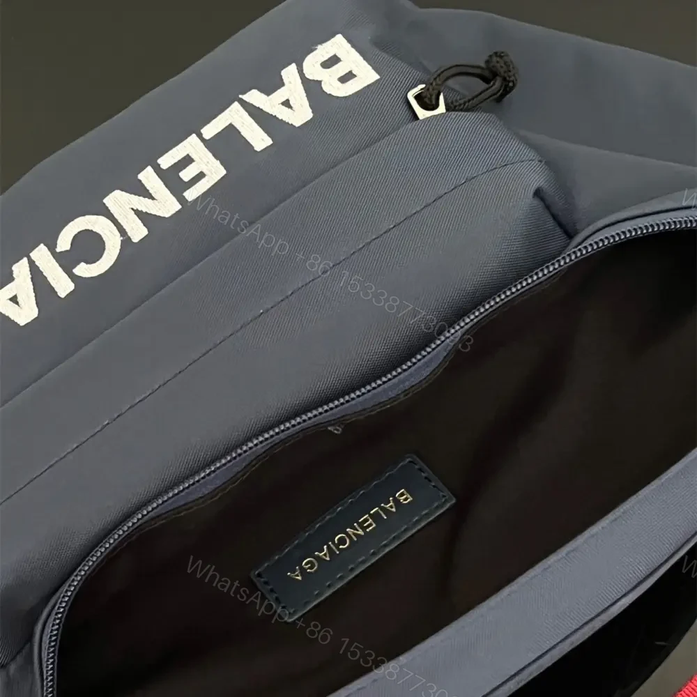 View 9 of 高仿BalenciagaWheelBeltpack系列尼龍胸包藍色