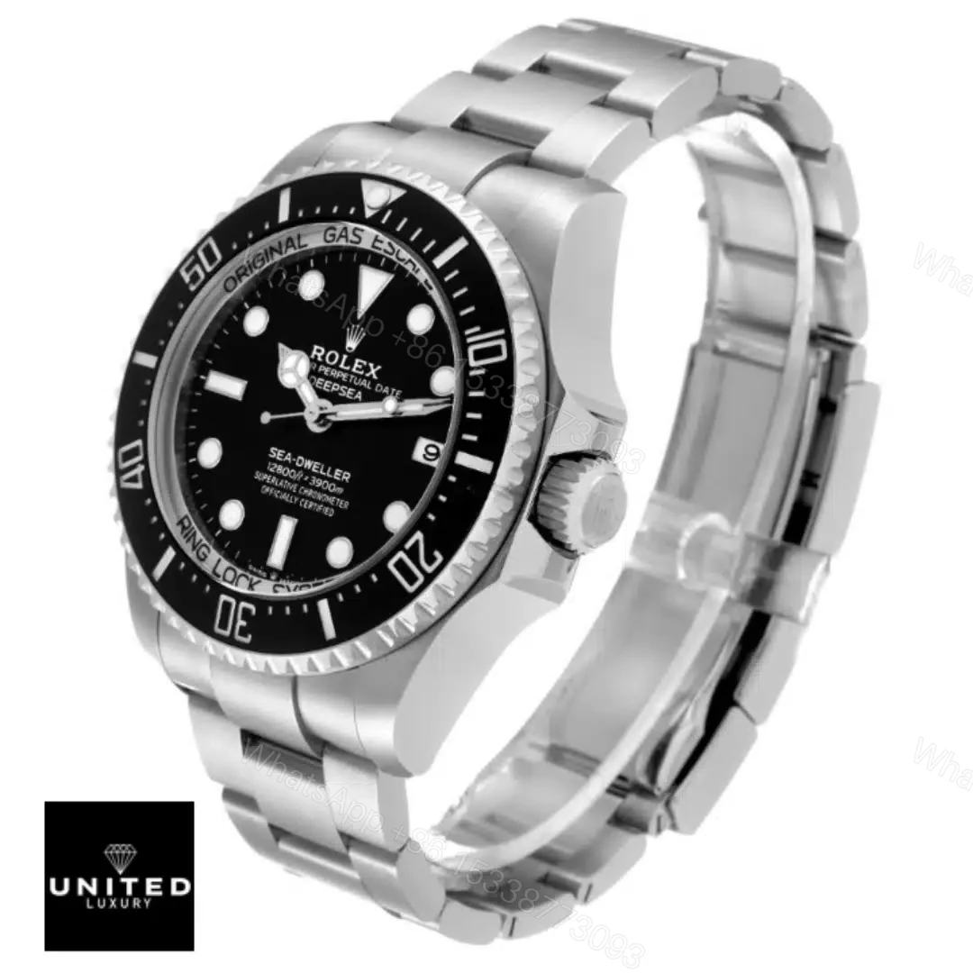 View 8 of Rolex Deepsea Sea-Dweller Stainless Steel 116660-0001 Oyster Replica