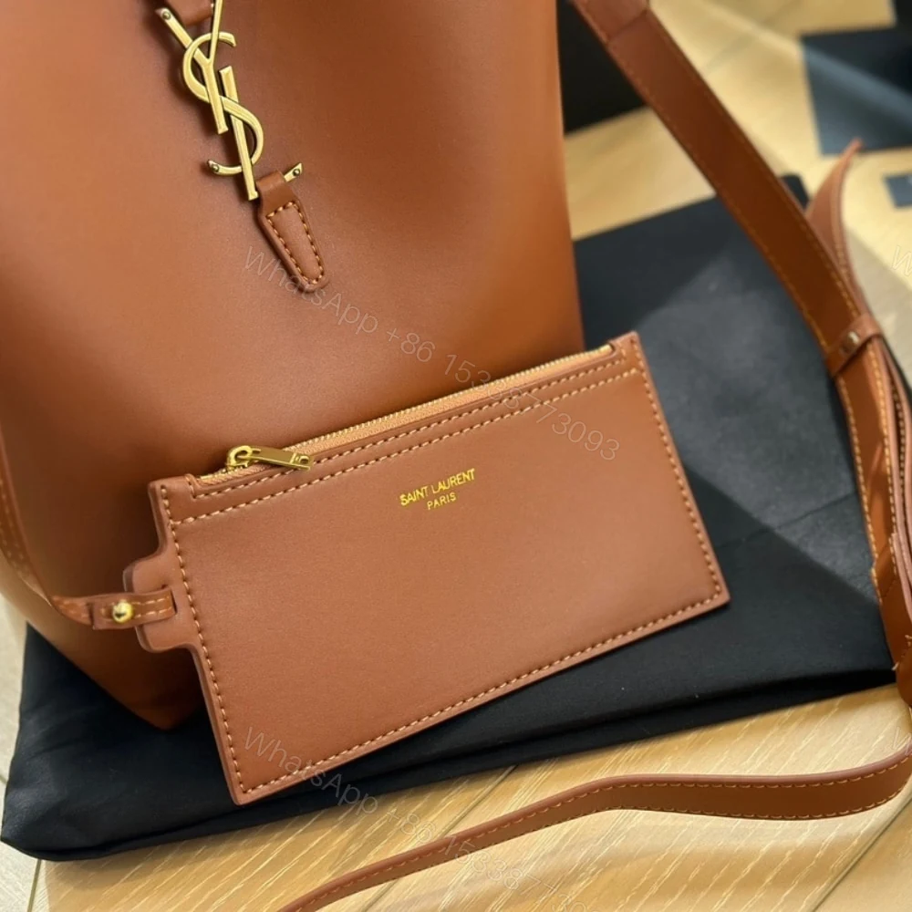 View 3 of Saint Laurent Le 37 In Shiny Brown 25Cm