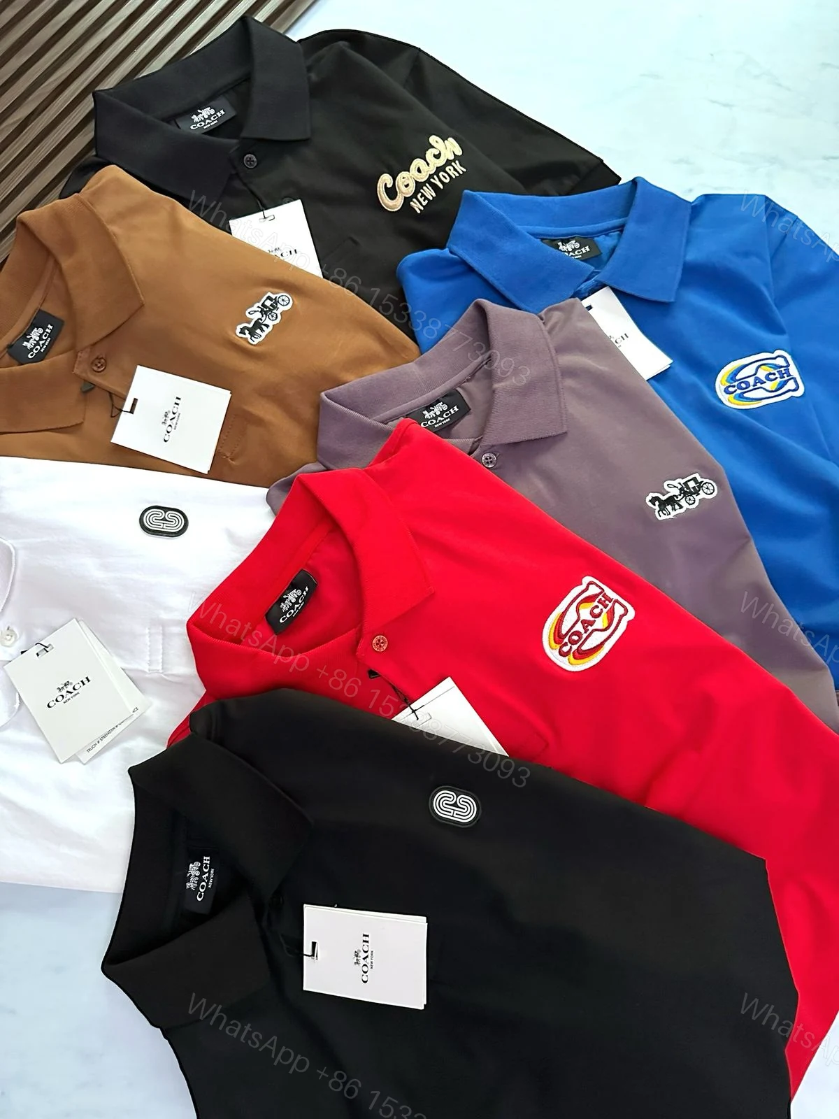 View 16 of FIRST COPY COACH IMPORTED QUALITY EXCLUSIVE POLO TEES