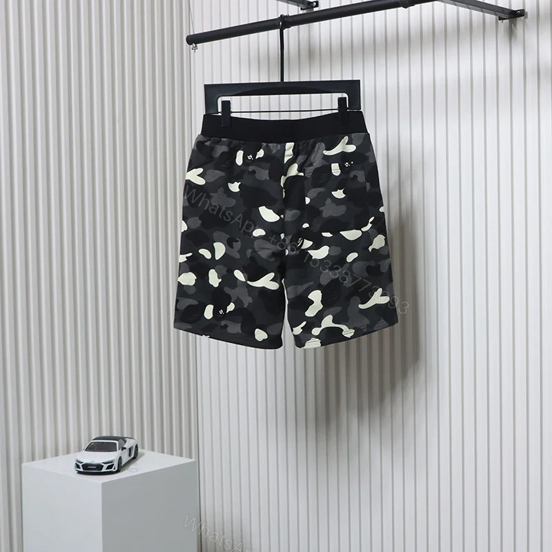 View 8 of Bape Shorts Black White