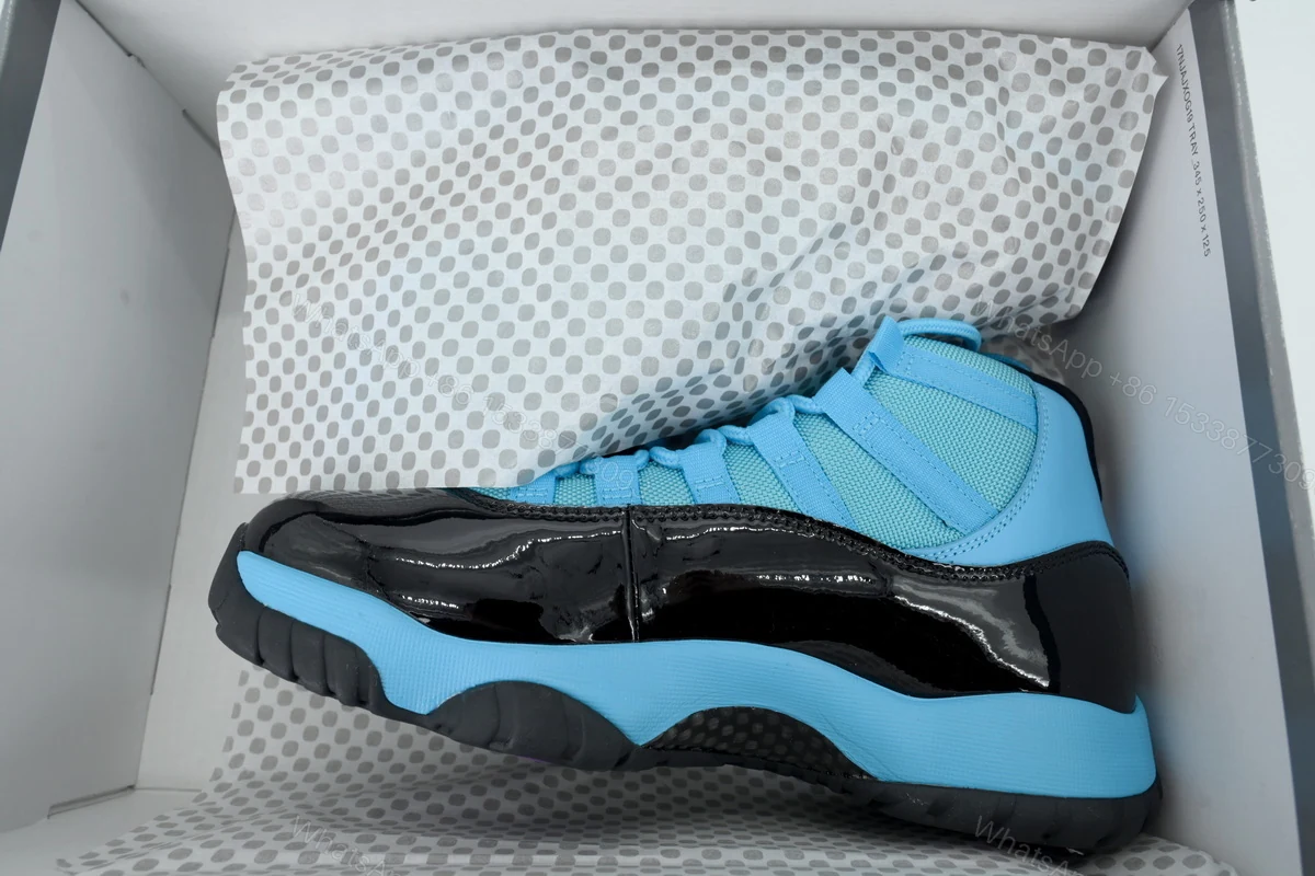 View 8 of Air Jordan 11 Retro Water Moon Blue CT8012-440