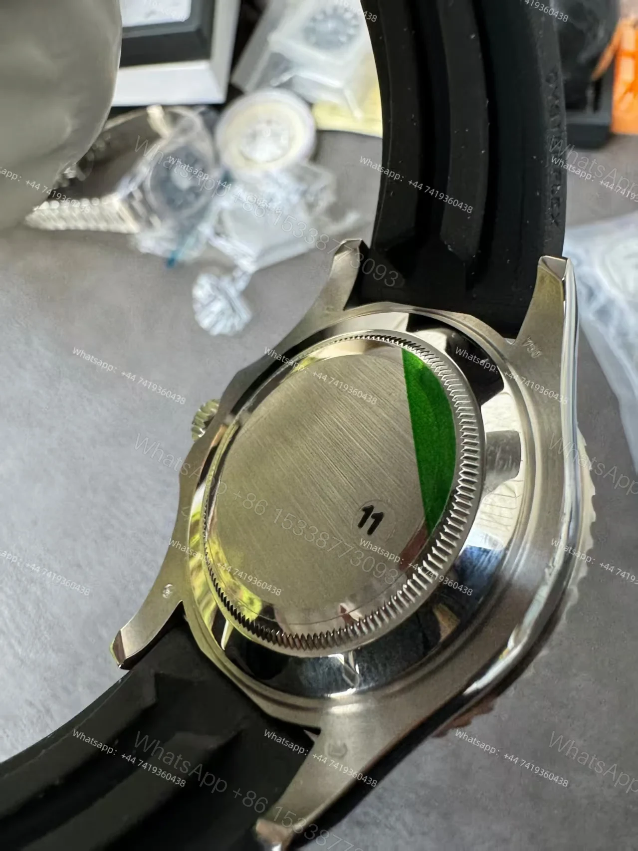 View 14 of Rolex Yacht-Master 226679TBR 1:1 Replica 42MM Moissanite Diamond Lugs and Dial 3235 Movement Super Clone Watch