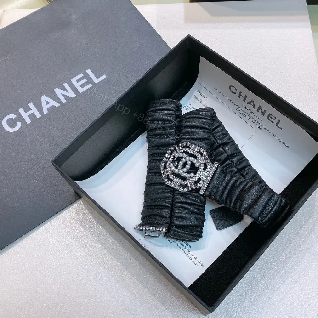 View 4 of Black Satin-Striped Belt: Crystal Buckle, Luxe Style