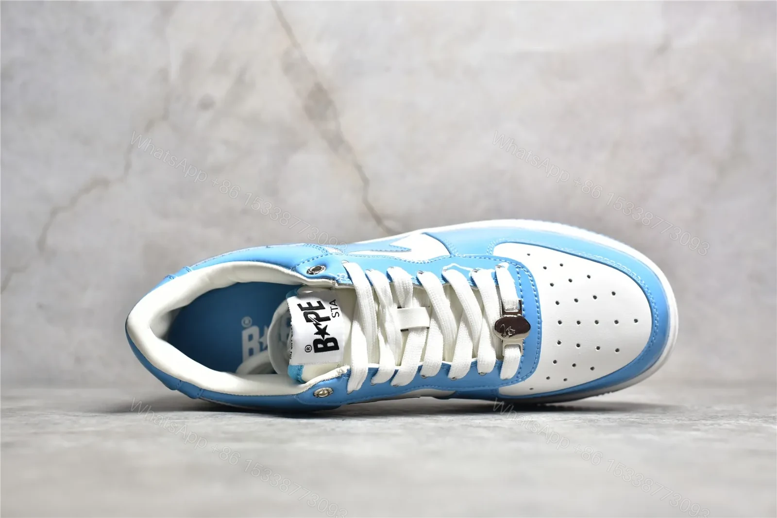 View 5 of Bapesta Blue White Reps