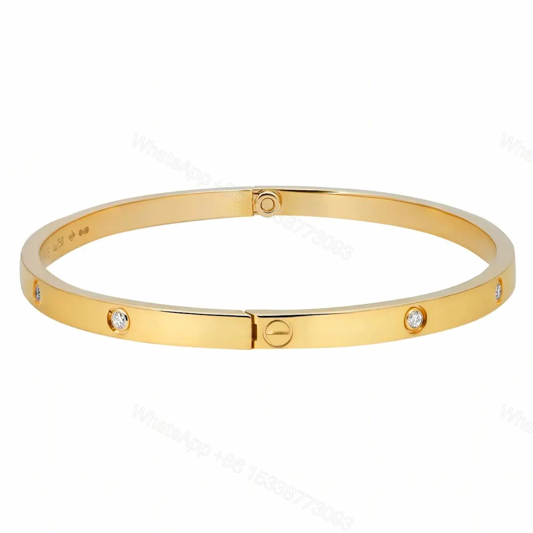 View 2 of Cartier Love Bracelet Small Model 10 Diamonds