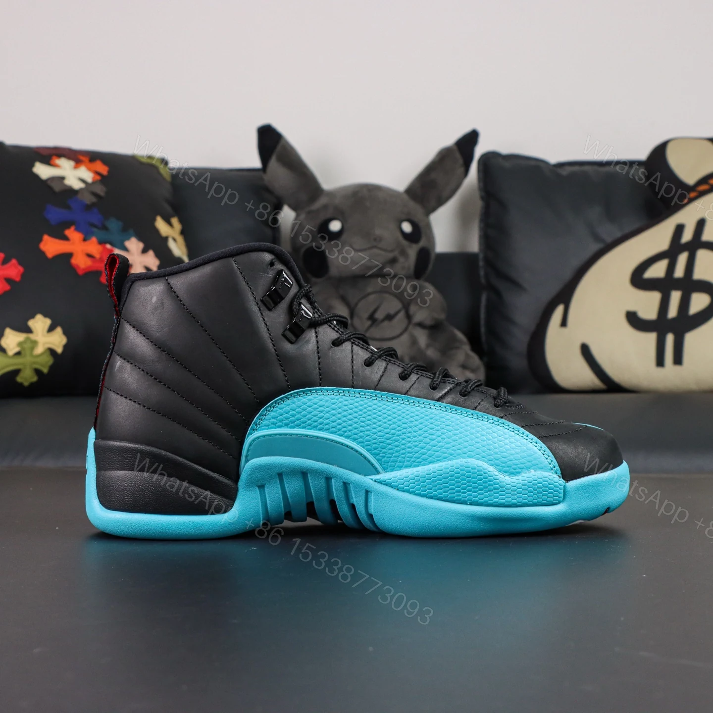 View 2 of Air Jordan 12 “Gamma Blue” Reps