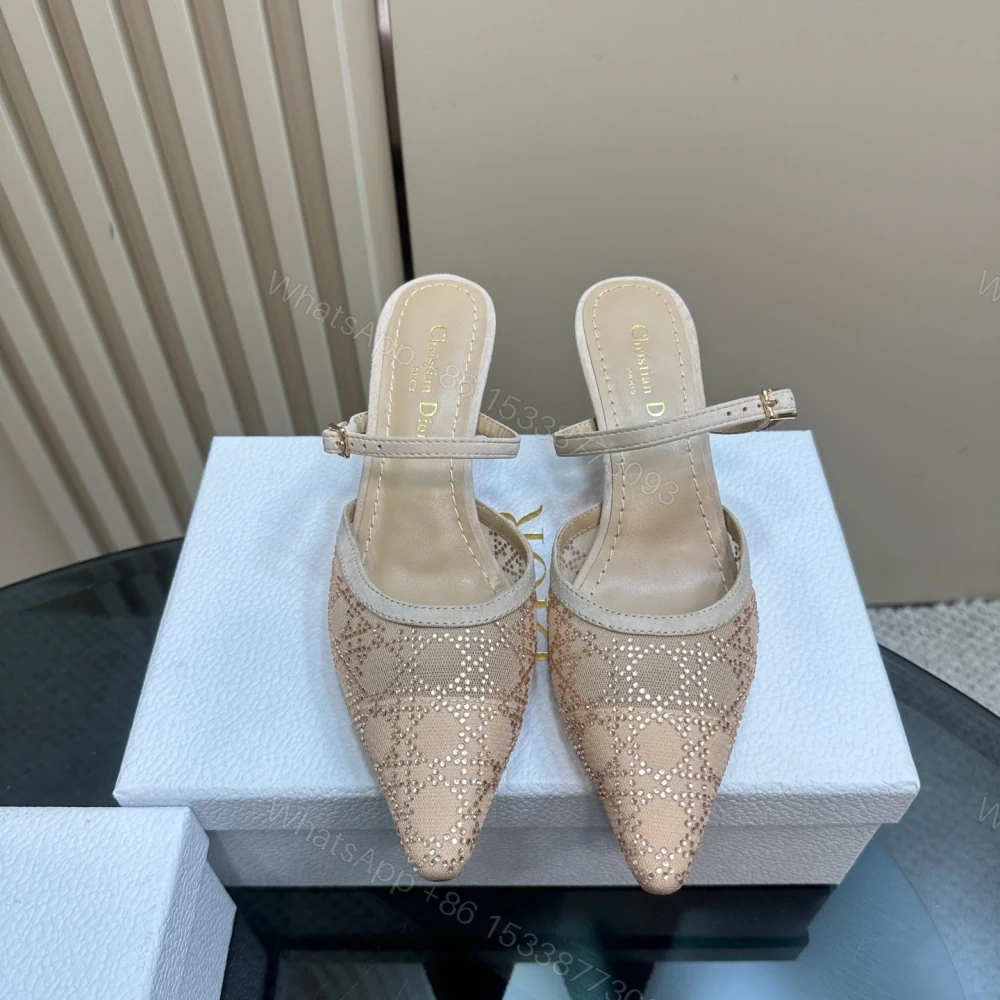 View 2 of 高仿Dior*Capture系列KCV299尖頭塔扣高踭鞋6.5CM裸色免檢版