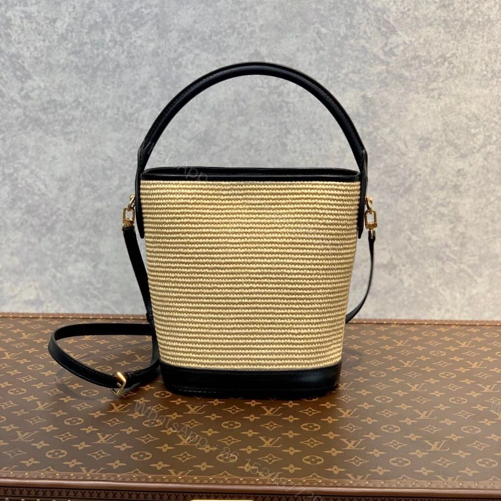 View 5 of Louis Vuitton Petit Bucket Black 24Cm M59961