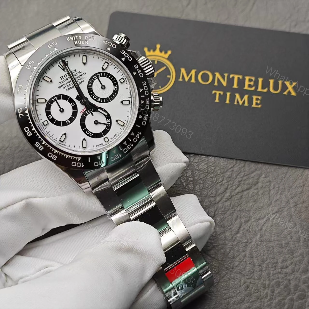 View 11 of Rolex Daytona Panda Replica Copy 116500LN Black Bezel