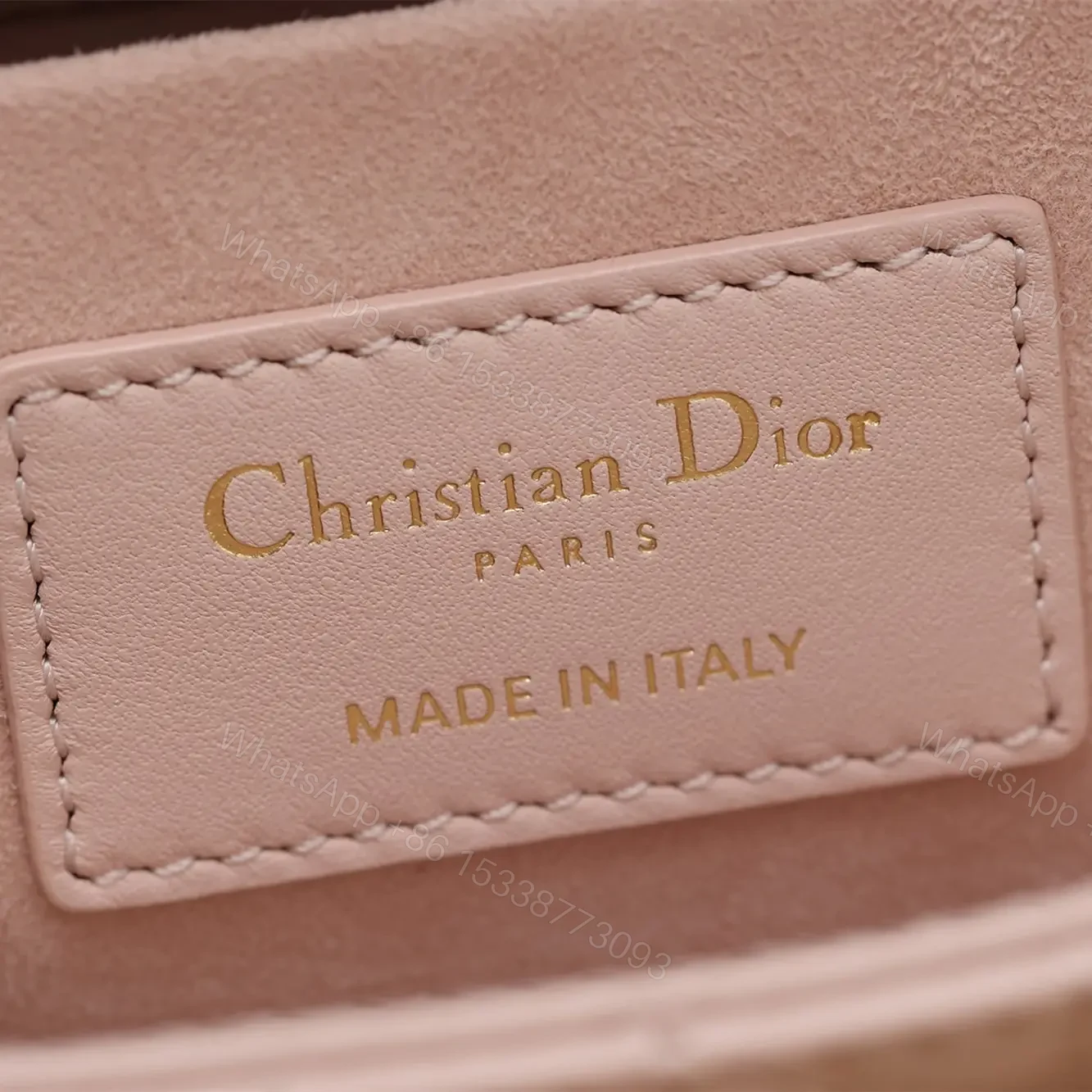 View 21 of 高仿Dior*LadyDJoy系列S0910M413小羊皮戴妃包胭脂粉Mini免檢版
