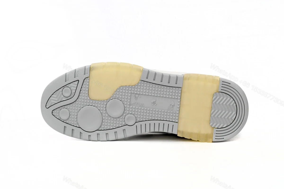View 4 of OFF-WHITE Out Of Office "OOO" Low Tops Grey White OMIA189 C99LEA00 40901